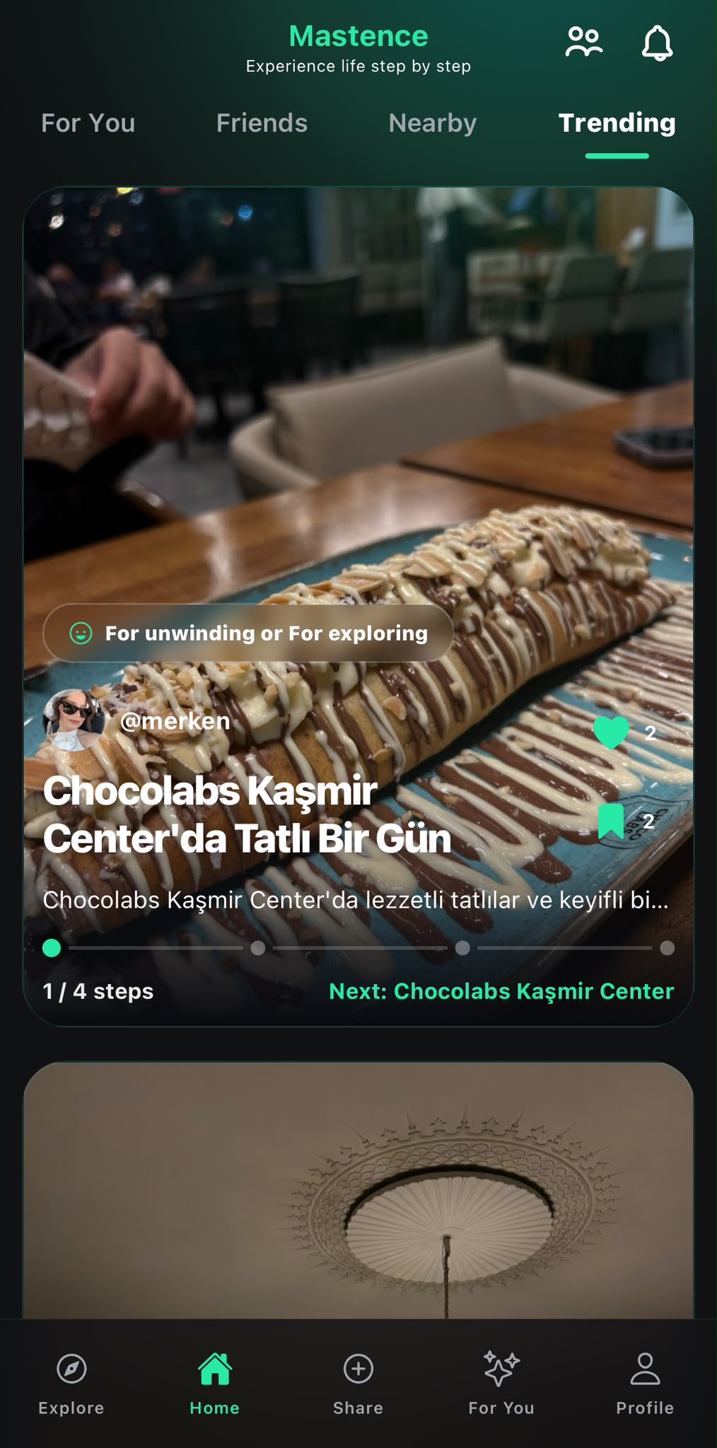Trending feed screenshot